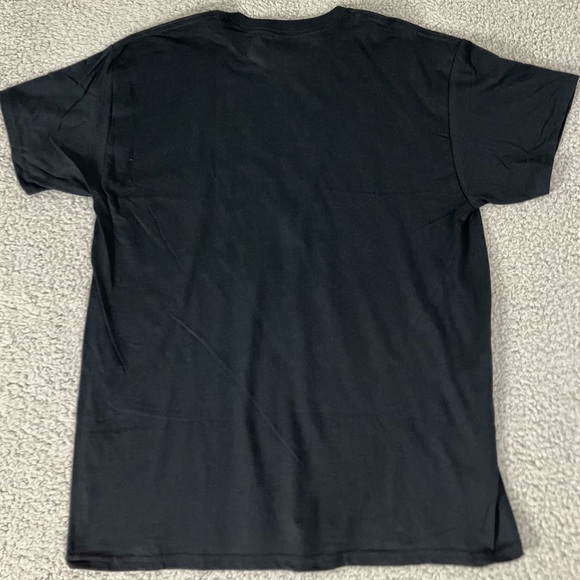 Philadelphia Eagles Fly Eagles Fly Burning Building Attack Black Tee - Picture 3 of 4